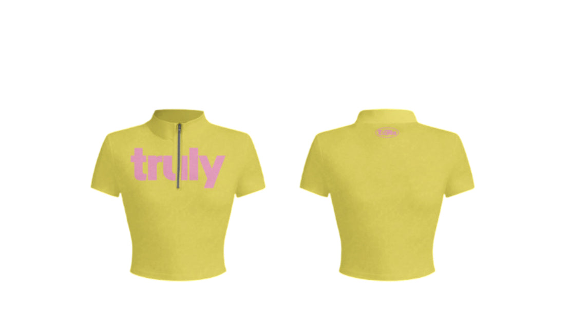 La Femme TRiMmée Yellow top