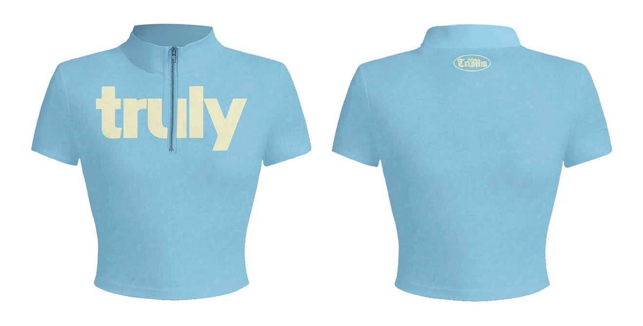 La Femme TRiMmée Cloud Blue top
